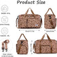 FIORETTO Women's Gym Duffle Bag with Shoes Compartment, 37L Capacity, Ideal for Travel, Gym, Sports, Duffel, Weekender
