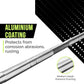 Olympic Training Barbell (6FT) (15 Pound Weight) (300 LBS Capacity), Home Gym Fitness Equipment, Strength Training Workout Bar, Weight bar for Squats, Deadlift, Weightlifting, Bench Press