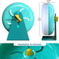 Hamster Silent Wheel, Super-Silent Small Animal Exercise Wheel Accessories, Quiet Hamster Running Wheels with Adjustable Stand for Hamsters,Gerbils,Mice, Small Pet 7in (Blue A)