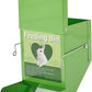 Metal Small Animal Feeder with Lid, Heavy Duty, Large Capacity Food Dispenser, Great for Rabbits, Guinea Pigs, Chinchillas and Other Small Animals. (4.6 inch, Green)