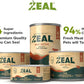 ZEAL New Zealand Wet Cat Food – High Protein, Grain-Free with Superfoods (Chicken, 6oz Can, 12-Pack)
