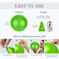 Soft Pilates Ball 9 Inch, Ideal Small Exercise Ball Between Knee Squeeze for Physical Therapy Yoga Core Medicine Abs Pt Bouncy, Mini Rubber Fitball Barre Workout Equipment for Women Men Kid Toddler