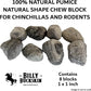 Chew Toys for Chinchilla, Lava Block Toys for Small Pet Animals like Rat, Mice, Bunny, Hamster, Degus, Gerbils, Pumice Blocks, Guinea Pig Toy, Rabbit Chew Toy by Billy Buckskin - Pack of 8