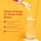Pureboost Clean Energy Booster, Refreshing Energy Drink Mix with B12 Vitamins, Electrolytes, Antioxidants, Sugar-Free with No Sucralose (Citrus Sunrise, 30 Count)