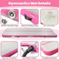 DOBESTS Inflatable Air Gymnastics Mat Tumbling Mat Tumble Track Gymnastics Training for Kids Home 6.6 feet 10 feet 13feet 16feet 20feet 4/8inch Thick for Cheerleading Dance Yoga Cheer Water With Pump