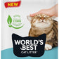 WORLD'S BEST CAT LITTER Poop Fighter Maximum Odor Defense, 8-Pounds - Natural Ingredients, Quick Clumping, Flushable, 99% Dust Free & Made in USA - Long-Lasting Odor Control & Easy Scooping