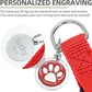 PUPTECK No Pull Dog Harness Soft Adjustable Basic Nylon Step in Puppy Vest Outdoor Walking with ID Tag Medium Red