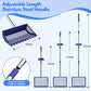 Chicken Poop Scooper & Rake 2-in-1, 304 Stainless Steel Shovel Head, Chicken Litter Scoop with Handle for Chicken Coop & Pet Waste Cleaning, Litter Sifting Shovel (35 to 65") US Patent Pending