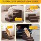 Dog Stairs for High Bed, Dog Steps for Bed Couch Sofa, 35D Foam Pet Steps for Small Dogs and Cats, Extra Wide Pet Stairs with Non-Slip Bottom Brown, 5 Steps