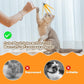 10PCS Cat Worm Toy, Cat Wand Attachment Fuzzy Worm Toys Refill with 1PCS Black String for Wand Replacement, Interactive Cats Kittens Toys for Indoor