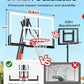 Basketball Hoop Outdoor 10 FT Height Adjustable, Portable Basketball Goals Systems with 45" Backboard for Youth Adults Kids - Backyard, Driveway, Indoor Play