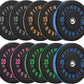 2 Inch Bumper Plates，10-500lbs，Barbell Rubber Olympic Weight Plates Set for Home Gym, Strength Training & Weight Lifting, Multiple Options Colors