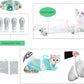 Anti-Scratch Silicone cat Shoes,Cat Claw Covers,Adjustable Multifunctional Anti-Bite Shower net Bag，Cat Grooming Mesh Bag,Cat Bathing Bag(Grey-2)