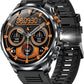 Smart Watches for Men, Military Smart Watch for Android & iPhone, 100 Days Battery Life/Call/Answer 1.91'' Mens Waterproof Fitness Tracker with Heart Rate, Sp02, Sleep Monitor, 100+ Sports Mode