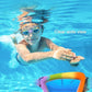 Kids Swim Goggles, Swimming Goggles for Kids with Nose Clip, Earplugs, Nose Bridge for Age 3-15