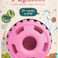 WOOF Party Pupsicle - Long-Lasting Interactive Dog Toys for Boredom - Low-Mess Design - Birthday Gifts for Dogs - XL Dog Toys - Party Pink