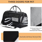 PET MARVEL Cat Carrier Soft Sided for Small Medium Cats Puppy up to 15 Lbs, Airline Approved Mesh Pet Travel Bag, Breathable Bite-Resistant Fabric with Removable Washable Mat