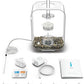 biOrb Life 15 Acrylic 4-Gallon Aquarium with Multi-Color Remote-Controlled LED Lights Modern Compact Tank for Tabletop or Desktop Display, Transparent