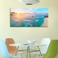 XXMWallArt FC3975 Tropical Beach Wall Art Blue Sea Sunset Natural Scenery Picture Print On Canvas Seascape Canvas Print Artwork for Living Room Bedroom Kitchen Home and Office Wall Decor