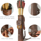 Arrow Quiver or Rustic Leather Quiver - Back Quiver for Arrows and Crossbow Quiver - Bow Quiver and Quiver for Compound Bow - Traditional Arrow Holder