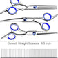 Professional Dog Grooming Scissors Kit, Titanium Coated Dog Scissors for Grooming, 5 in1 Grooming Shears Kit for Dogs Cat Pet At Home
