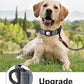 TagME Airtag Dog Collar,Waterproof Reflective Pet Collar with Airtag Holder,Soft Padded and Double D-Rings for Large Dogs,Grey