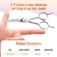 Dog Grooming Scissors: 4.75" Pet Curved Shears Made Of Advanced Stainless Steel Alloy for Trimming Dogs Cats and Other Pets Face and Paws