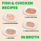 Almo Nature: HQS Natural Cat Pack 2 - (12) 2.47oz Can, Adult Cat Wet Canned Food - 3 Each: Atlantic Tuna, Mackerel, Trout & Tuna, Chicken & Shrimp