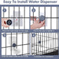 Rabbit Water Bottles 33oz Hamster Water Bottle Hanging Guinea Pig Water Dispenser No Drip Bunny Supplies for Small Pet Animal