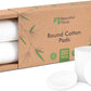 Cotton Round Pads for Face 200 Pack - 3 Layer Eye Makeup and Nail Polish Remover - Lint Free Cleansing Circle Pad for Facial Exfoliating, Toner - Travel Size Skin Care Rounds
