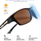 KALIYADI Polarized Sunglasses for Men, Sports Sun Glasses for Driving Cycling Fishing with UV protection