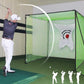 Golf Practice Hitting Nets for Backyard Driving Indoor Use Heavy Duty Practice Golf Driving Nets for Backyard Premium Portable Golf Impact Nets Cages with Frame