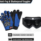 Youth Dirt Bike Helmet DOT Certified - Full Face Motorcycle Helmet for Off-Road, ATV, Street Riding, Includes Adjustable Goggles & Protective Gloves