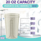 '-2 Pack- 20 oz Protein Shaker Bottles for Protein Mixes - 2x Wire Whisk | Leak Proof Shaker Cups for Protein Shakes and Pre Workout | Protein Shaker Bottle Pack