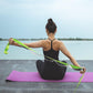 SANKUU Yoga Straps Stretching Strap with 12 Loops Workout Poster, Straps for Stretching Physical Therapy Equipment Long Stretch Out Bands for Exercise, Pilates and Gymnastics for Women Men