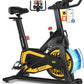 Exercise Bikes for Home,Indoor Cycling Bike with Adjustable Magnetic,Brake Pad Resistance Silent Belt Drive,330lbs Weight Capacity &Upgraded Version Seat for Home Cardio&Weight Loss