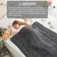 L'AGRATY Weighted Blanket - 36"x48" 3lbs Weighted Blanket Microfiber Material with Glass Beads Small Blanket for All-Season Summer Fall Winter Soft Thick Blanket