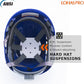 LOHASPRO Hard Hats Construction Safety Helmet ANSI Z89.1 Approved OSHA Hardhat Vented Men Worker Blue Hard Hat with Chin Strap Tree Climbing Rescue Arborist Helmet (P5 Blue)