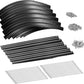 Land Guard 8×2×1.5ft Galvanized Raised Garden Bed Kit, Raised Garden Boxes Outdoor, Oval Metal Raised Garden Beds for Vegetables, Gray