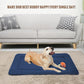 Magic Dog Extra Large Soft Crate Pad Mat, Jumbo 48 Inches Machine Washable Pet Bed Kennel Pad With Non-Slip Bottom, Dark Blue