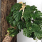 Reptile Plants for Terrarium, Amphibian Habitat Decor Artificial Hanging Plants with Suction Cup - Fake Monstera