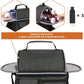 OPUX Lunch Box for Men, Adult Lunch Box Cooler, Insulated Lunch Bag Women, Dual Compartment Lunchbox for Work, Leakproof Double Decker Lunch Bag, Soft Lunch Pail Tote Boys Girls Kids School, Dark Gray