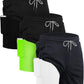 Sureio 3 Pcs Men's 2 in 1 Running Shorts 7 Inch Quick Dry Athletic Workout Shorts with Liner Phone Pockets Towel Loop