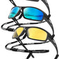 Polarized-Sunglasses-Men Sports Mens-Sunglasses: Sun-Glasses with UV400 Protection for Driving Golf Fishing Running
