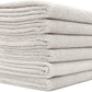 The Rag Company Microfiber Spa and Yoga Towel - Soft and Absorbent Towel for Gym, Spa, Exercise, Hotel, and Resort Use - Dries Fast - 16x27 inches, Ice Grey, 6-Pack