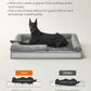 Feandrea Orthopedic Dog Bed, Large Dog Bed Waterproof, Removable Washable Cover Sofa with Non-Slip Bottom, Raised Edges, 48 x 33 x 8 Inches, Light Gray UPGW078G02V1