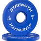 Premium Color-Coded Rubber Bumper Plates Set - 2 Inch Olympic Weight Plates for Home Gym Cross and Strength Training