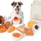 Nocciola 10 Pack Bread Dog Toys with a Bag,Crinkle Dog Squeaky Toys,Puppy Toys to Keep Them Busy,Small Dog Toys for Boredom,Durable Stuffed Plush Dog Toys for Small Medium Dogs,Dog Accessrioes Girl