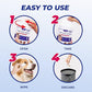 Wellix Dog & Cat Eye Wipes for Discharge and Crust - Pet Eye Wipes Tear Stain Remover for Dogs and Cats - Dog and Cat Grooming Wipes for Eyes and Wrinkle - 110 Counts
