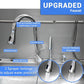 Professional Dog Grooming Tub, 62" Stainless Steel Dog Wash Station with Foldable Ramp, Storage Drawer, Floor Grate & Faucet/Dog Bathtub for Large, Medium & Small Pets - Left Door (62")